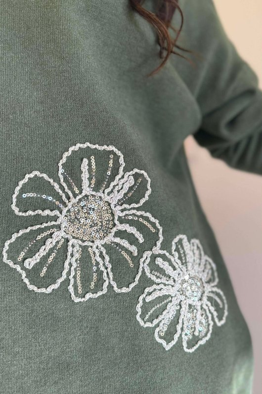 Carnaby Box Knit Khaki /3 =